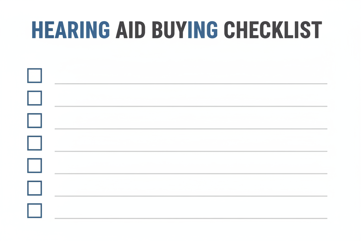 Hearing Aid Buying Checklist: 8 Key Factors