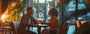 Vibrant Urban Cafe