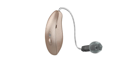 Hearing aid in champagne 