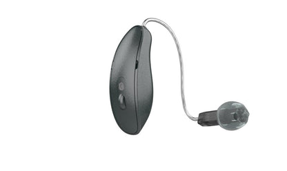 Hearing aid in black 