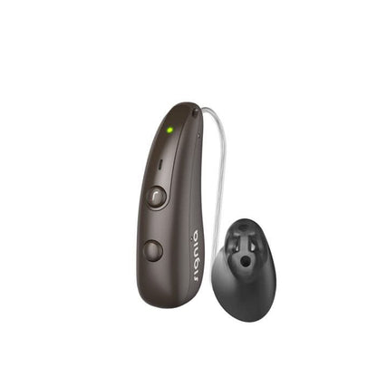 Signia BCT 7IX hearing aids in deep brown