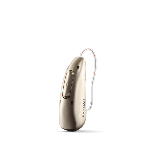 Hearing aid in champagne