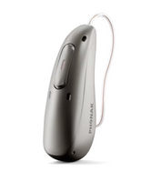 Graphite colored hearing aid 