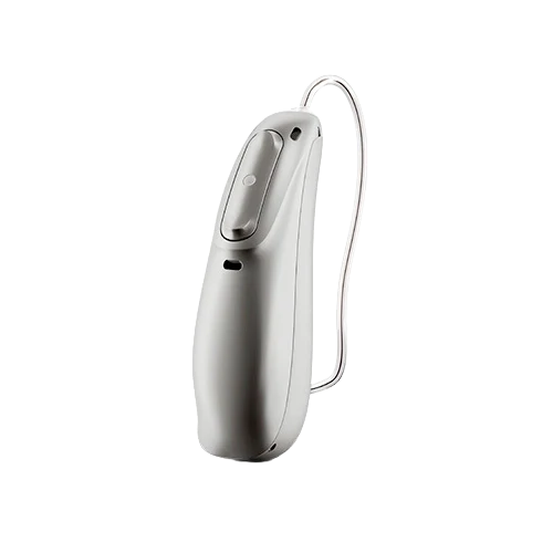 L30 hearing aid in graphite grey 