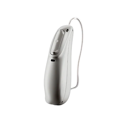 L30 hearing aid in graphite grey 