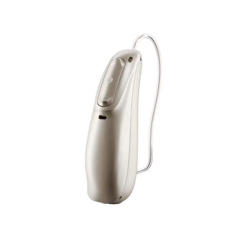 L70 hearing aid in champagne 