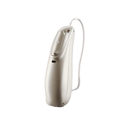L70 hearing aid in champagne 