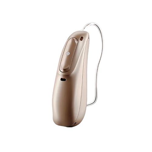 L70 hearing aid in sandalwood