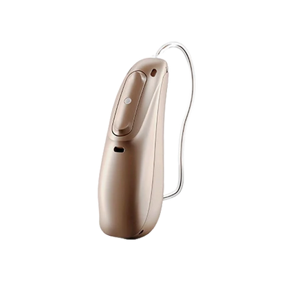L70 hearing aid in sandalwood