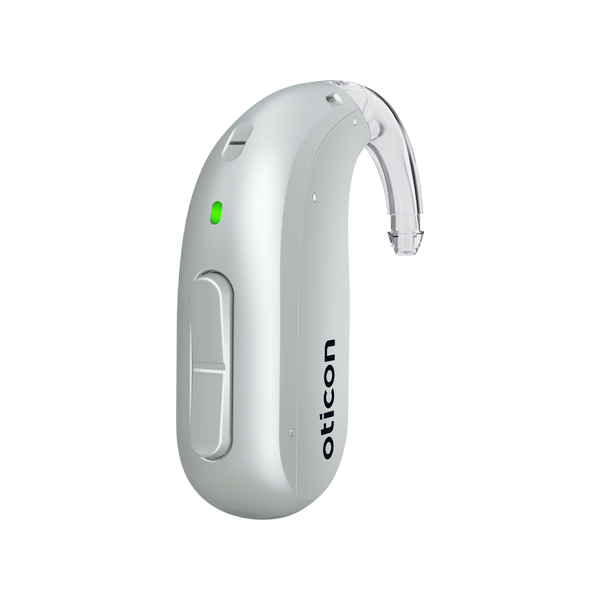 Oticon Intent 2 miniBTE R in Silver