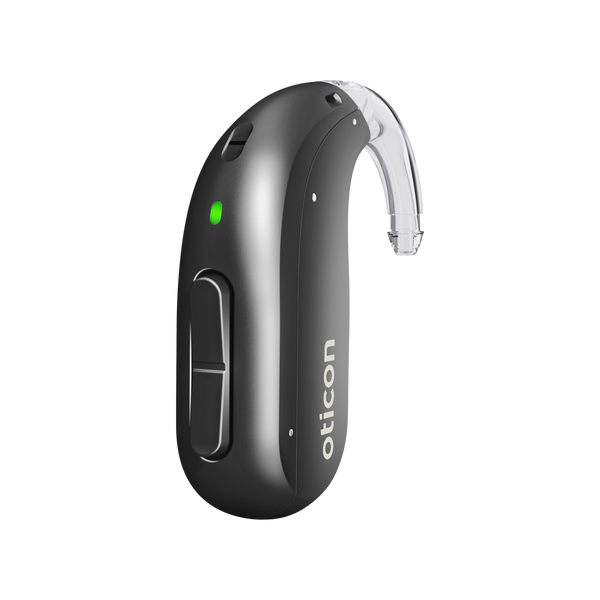 Oticon Intent 3 miniBTE R in Diamond Black