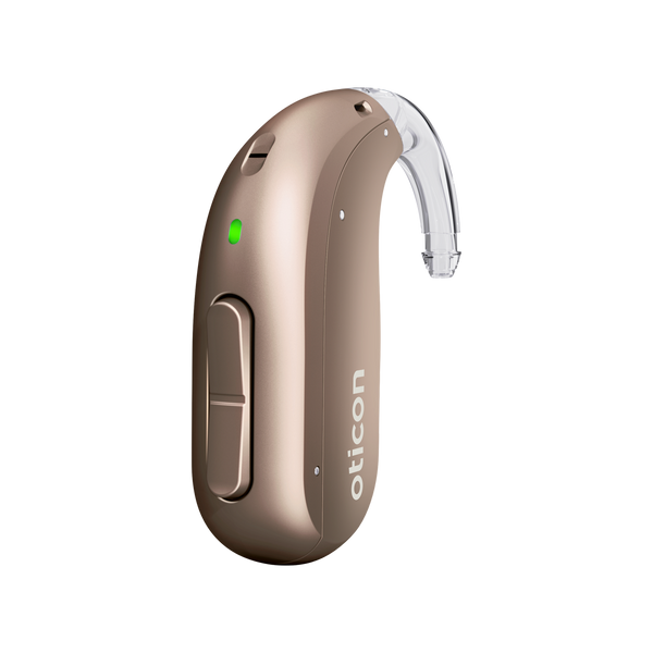 Oticon Intent 1 miniBTE R in Terracotta