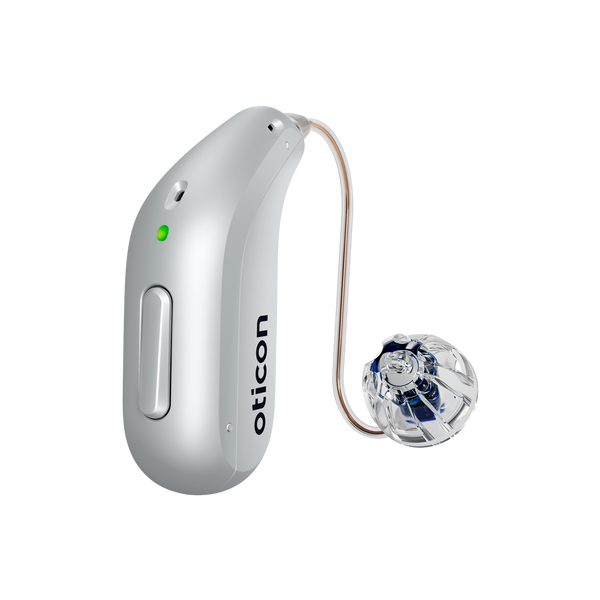 Oticon Intent 1 miniRITE R in Silver