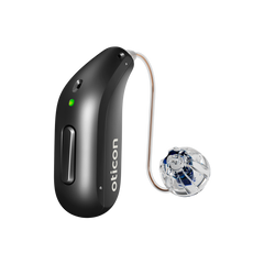 Oticon Intent 1 miniRITE R in Diamond Black