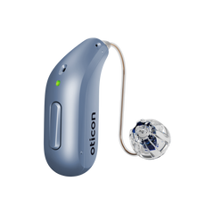 Oticon Intent 1 miniRITE R in Sky Blue