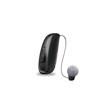 ReSound Vivia MRIE hearing aid in deep black 