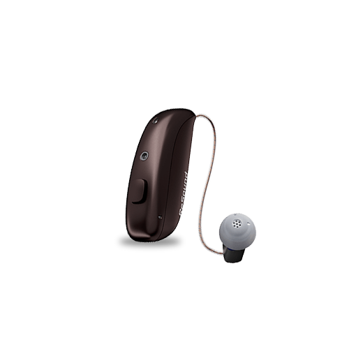 ReSound Vivia MRIE hearing aid in espresso 