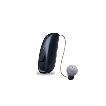 ReSound Vivia MRIE hearing aid in navy blue
