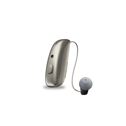 ReSound Vivia MRIE hearing aid in sand