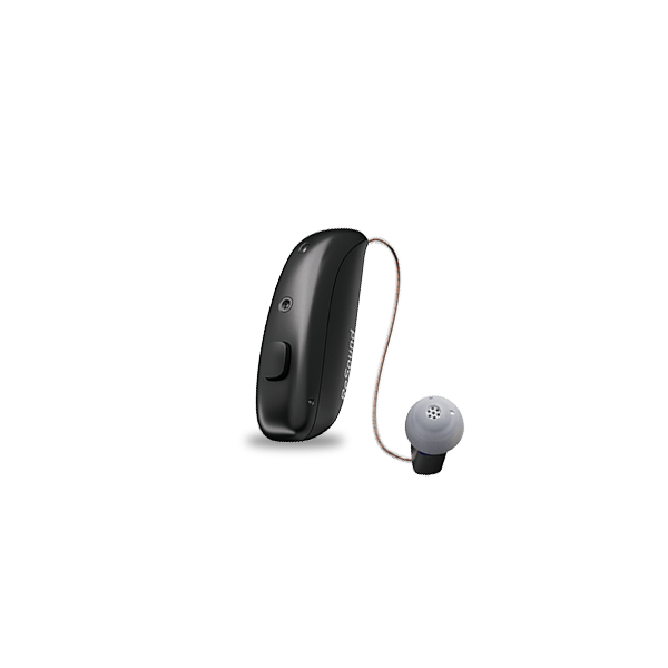 ReSound Nexia MRIE hearing aid in deep black 