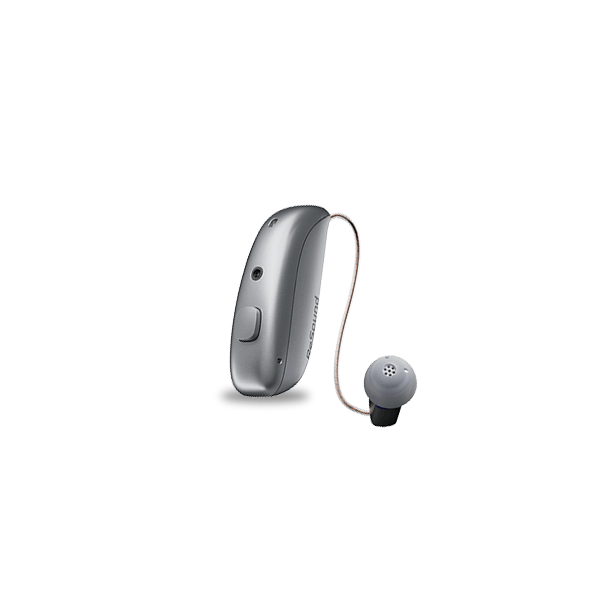 ReSound Nexia MRIE hearing aid in sparkling silver