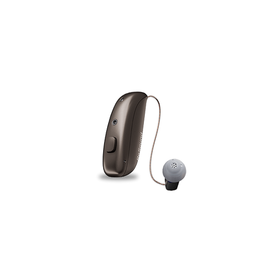 ReSound Nexia MRIE hearing aid in warm grey