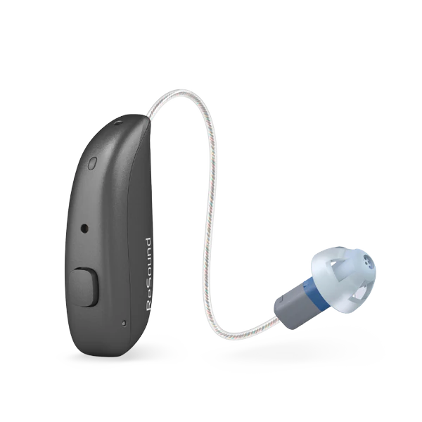 ReSound Nexia MRIE hearing aid in graphite grey