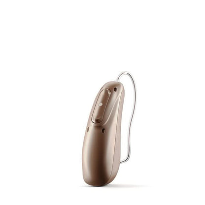 Security hearing aid in sandalwood