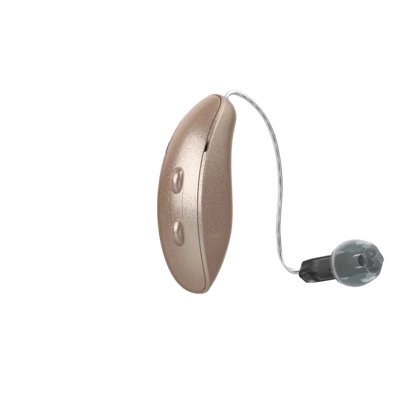Starkey Genesis  AI RIC hearing aid in beige