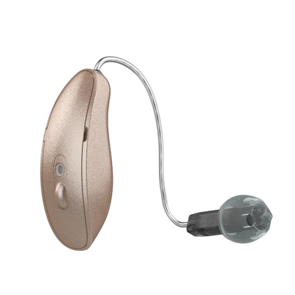 Starkey Omega mRIC hearing aid in beige