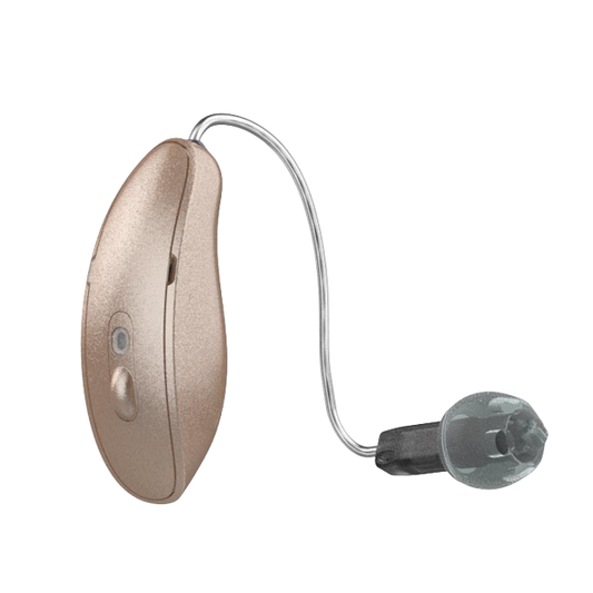 Starkey Omega mRIC hearing aid in beige