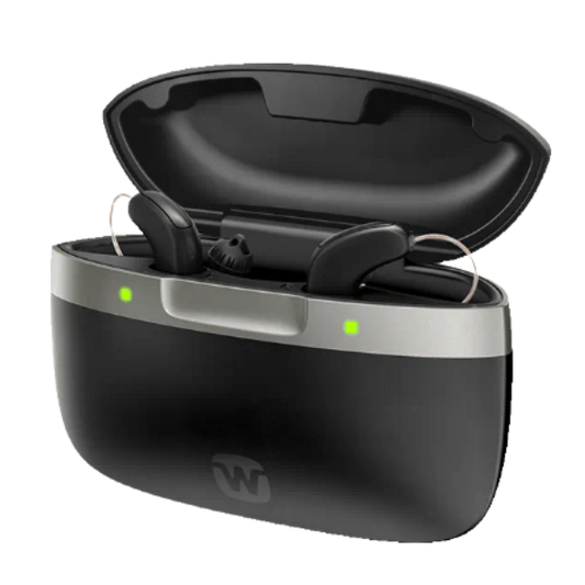 Widex portable hearing aid charger 