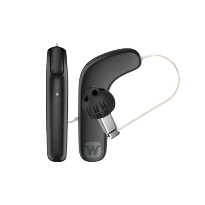 Widex SmartRIC hearing aid in tech black 