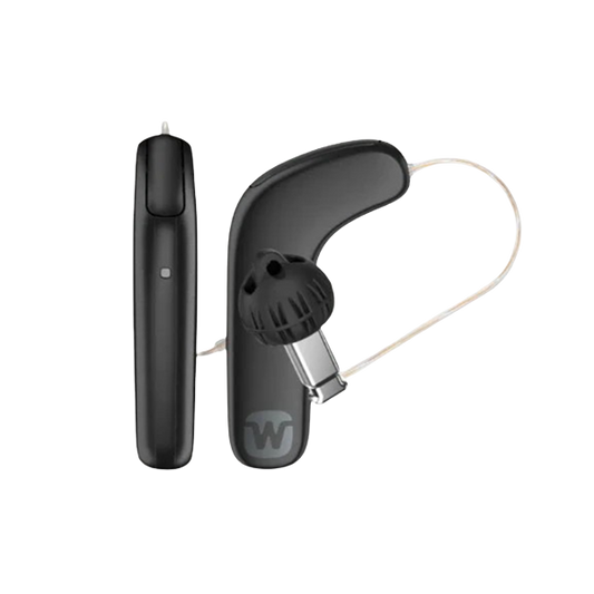 Widex SmartRIC hearing aid in tech black 