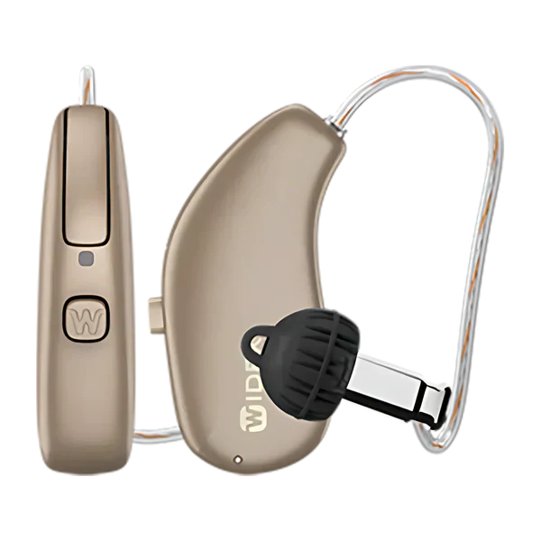 Widex Allure hearing aid in autumn beige 