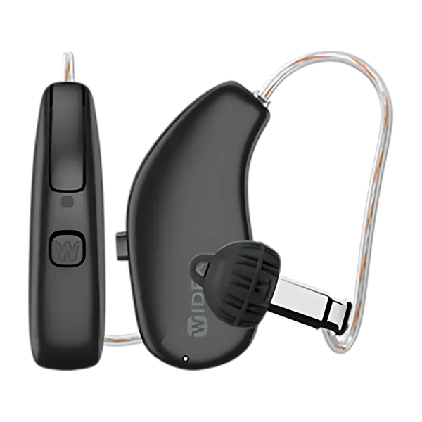 Widex Allure hearing aid in tech black 