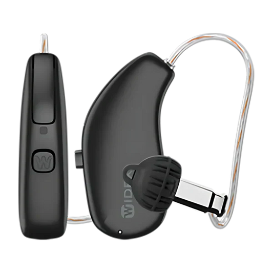 Widex Allure hearing aid in tech black 