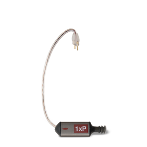 Electrical plug with a flexible cable on a white background