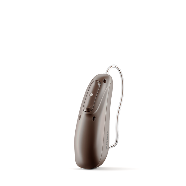 Chestnut colored hearing aids 