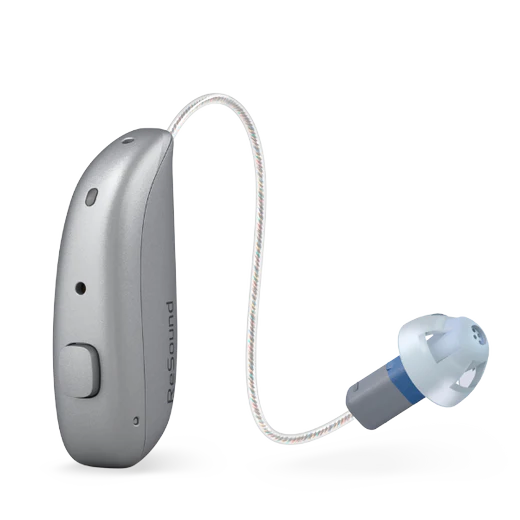 ReSound Nexia microNIE hearing aid in sparkling silver