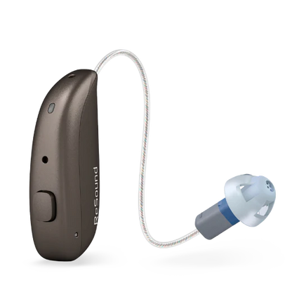 ReSound Nexia microNIE hearing aid in warm grey
